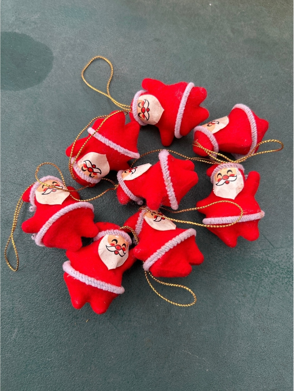 Santa ornaments